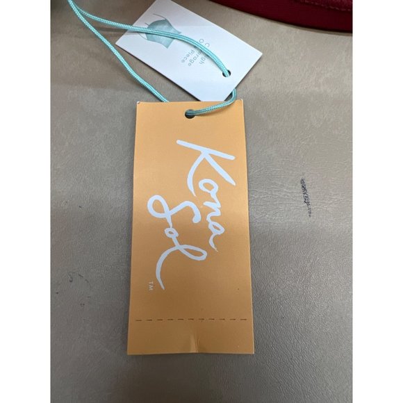 Women's Post Mastectomy Full Coverage One Piece Swimsuit Kona Sol Red Large - Picture 10 of 10